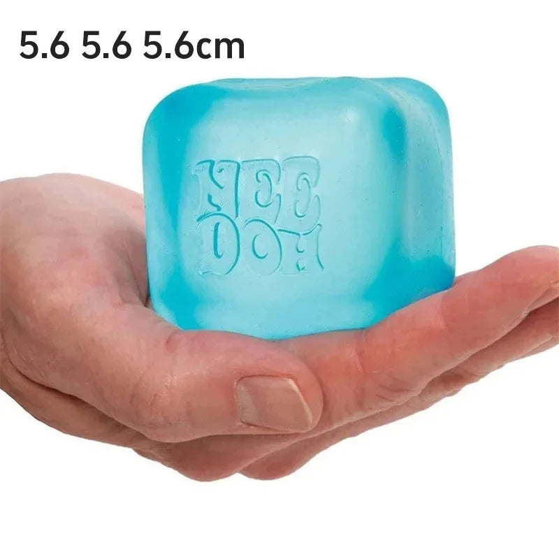 Squishy Needoh Nice Cube Schylling Sensory For Adults Kids Blue Purple Pink Anxiety Calming Tool For Office Home School