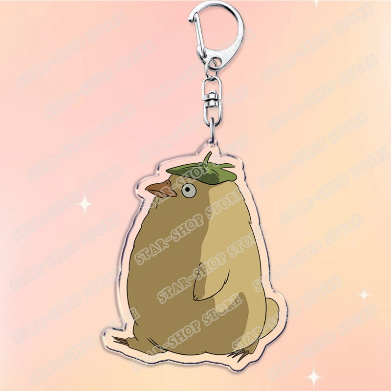 Classic Japanese Anime Keychain for Accessories Bag Aesthetic Kawaii Cat Fire Key Chain Ring Keyring Jewelry Fans Friends Gifts