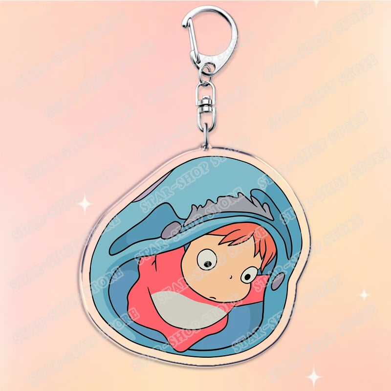 Classic Japanese Anime Keychain for Accessories Bag Aesthetic Kawaii Cat Fire Key Chain Ring Keyring Jewelry Fans Friends Gifts