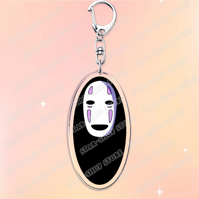 Classic Japanese Anime Keychain for Accessories Bag Aesthetic Kawaii Cat Fire Key Chain Ring Keyring Jewelry Fans Friends Gifts