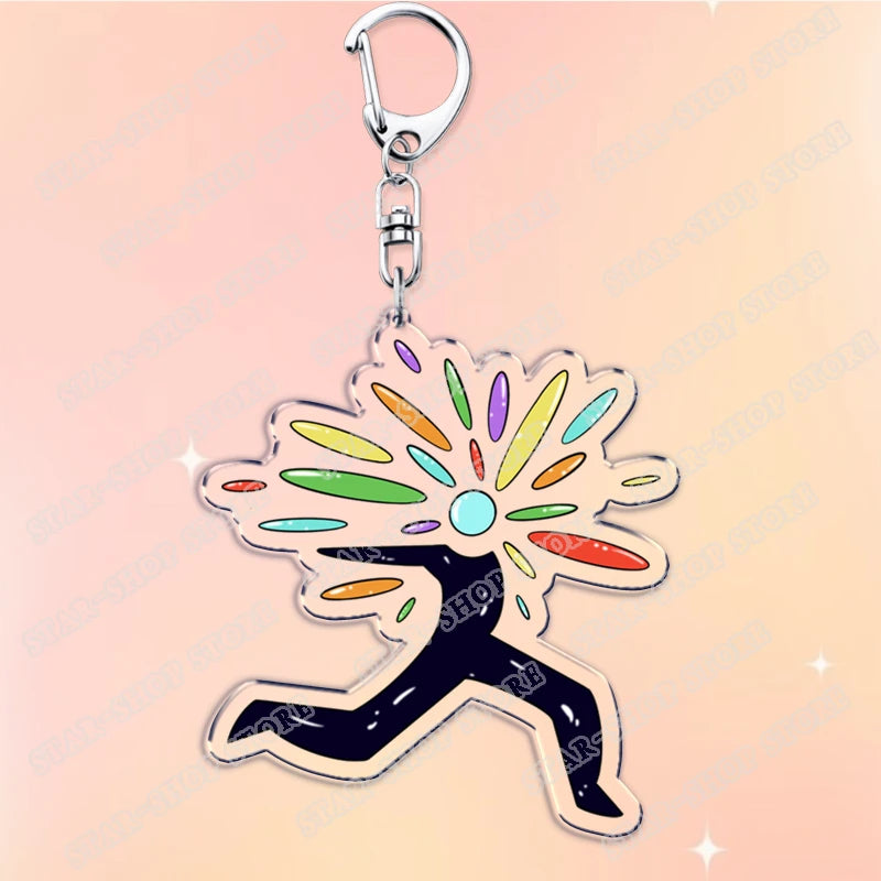 Classic Japanese Anime Keychain for Accessories Bag Aesthetic Kawaii Cat Fire Key Chain Ring Keyring Jewelry Fans Friends Gifts