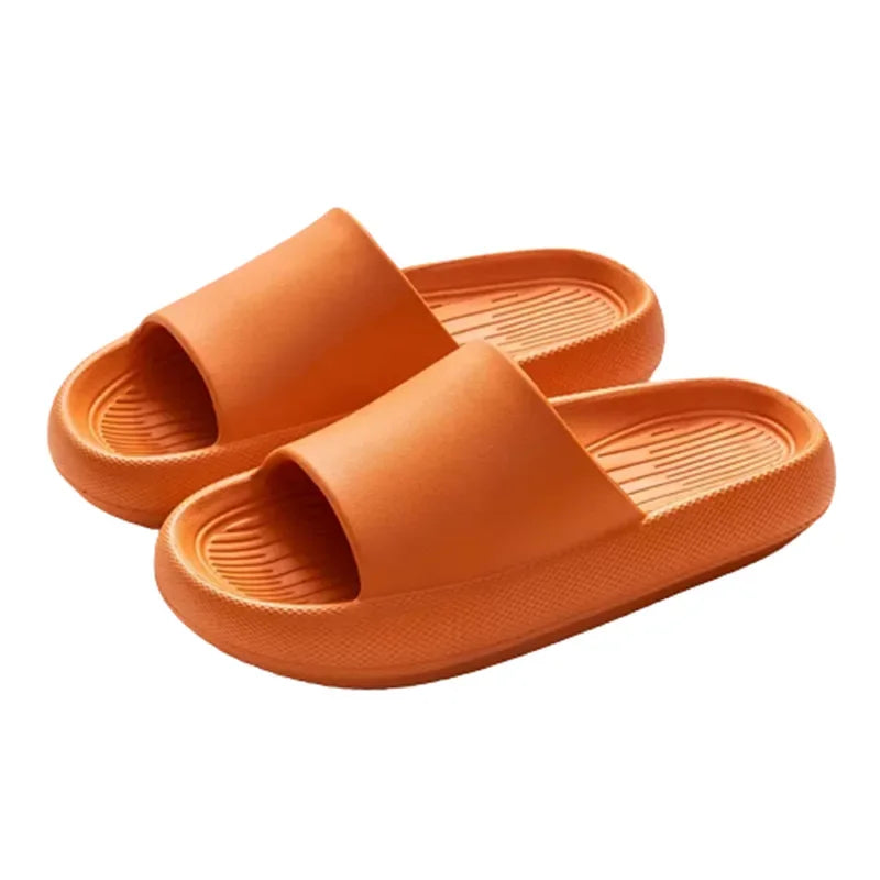 New Soft EVA Slippers Home Slipper Outdoor Beach Summer Sandals Bath Flip Flops Non-Slip Thick Sole Shoes