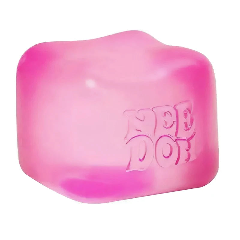Squishy Needoh Nice Cube Schylling Sensory For Adults Kids Blue Purple Pink Anxiety Calming Tool For Office Home School