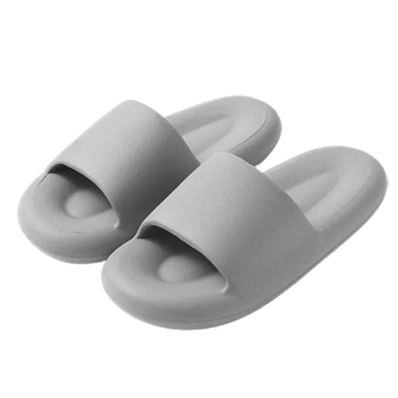 New Soft EVA Slippers Home Slipper Outdoor Beach Summer Sandals Bath Flip Flops Non-Slip Thick Sole Shoes