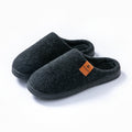 House Slippers Warm TPR Non Slip Felt Soft Memory Foam Cushion Indoor Shoes Winter Comfortable