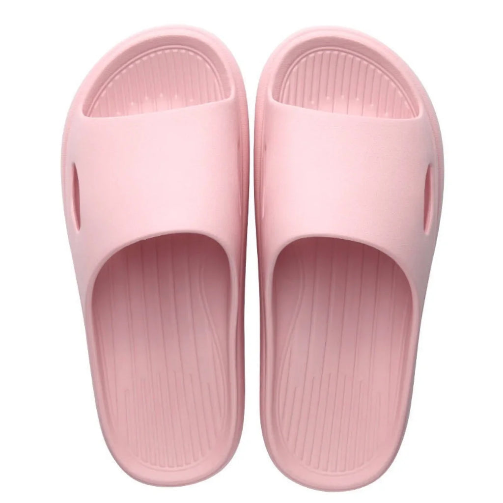 New Soft EVA Slippers Home Slipper Outdoor Beach Summer Sandals Bath Flip Flops Non-Slip Thick Sole Shoes