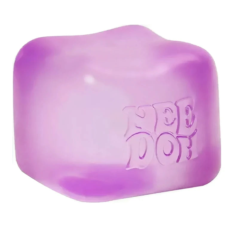 Squishy Needoh Nice Cube Schylling Sensory For Adults Kids Blue Purple Pink Anxiety Calming Tool For Office Home School