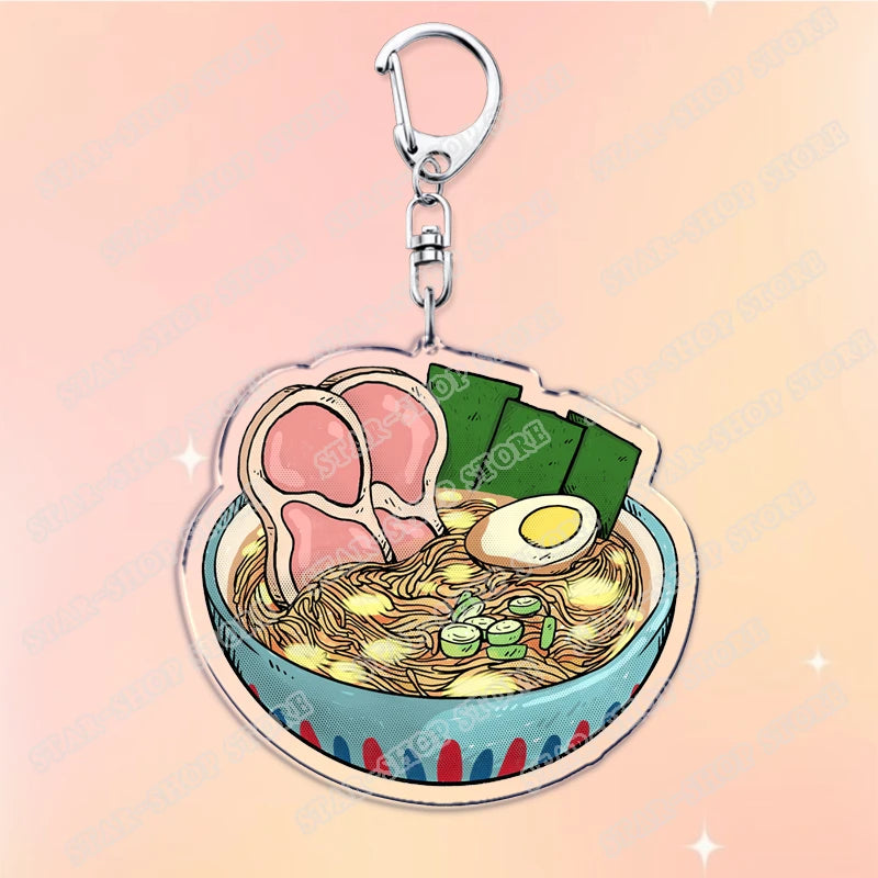 Classic Japanese Anime Keychain for Accessories Bag Aesthetic Kawaii Cat Fire Key Chain Ring Keyring Jewelry Fans Friends Gifts