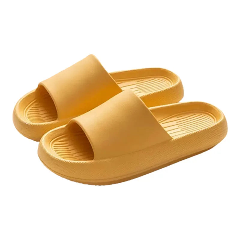 New Soft EVA Slippers Home Slipper Outdoor Beach Summer Sandals Bath Flip Flops Non-Slip Thick Sole Shoes