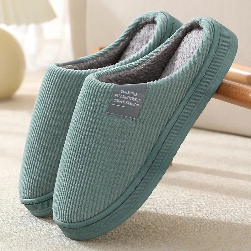 Home Slipper Fuzzy Winter Warm Fur Plush Non Slip Indoor Room Classic House Shoe Lazy Footwear Bedroom