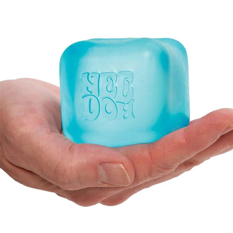 Squishy Needoh Nice Cube Schylling Sensory For Adults Kids Blue Purple Pink Anxiety Calming Tool For Office Home School